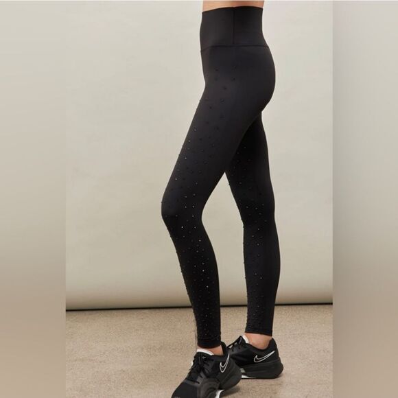 NWOT Carbon38 Rhinestone High Rise Legging - Picture 1 of 10